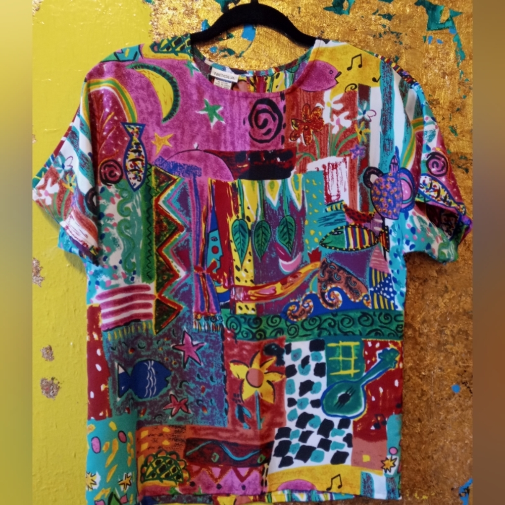 Nicola, Small, multi color print